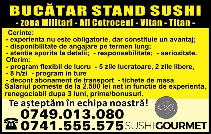Bucatar Stand Sushi